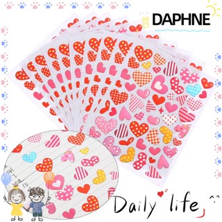 daphne สติ๊กเกอร์ลายดาวยิ้มห้าแฉก 10 ชิ้น/ถุง