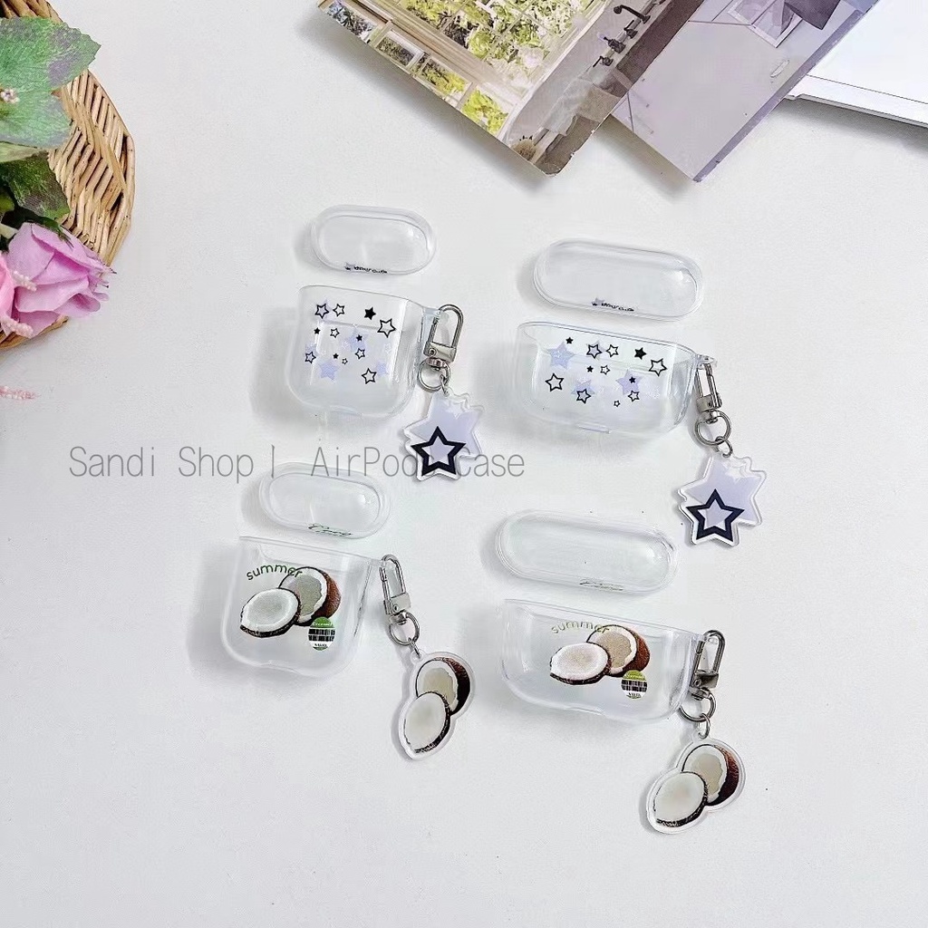 Creative โปร่งใส Star AirPods Pro3 กรณี AirPods สําหรับ รูปที่ 3