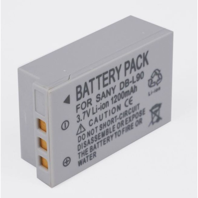 แบตกล้องซันโย SANYO DB-L90 ใช้กับกล้องรุ่น - Xacti VPC-SH1 - Xacti VPC-SH1BK - Xacti VPC-SH1EXBK - X