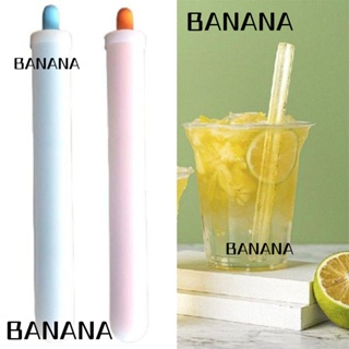 Banana1 แม่พิมพ์หลอดดูดเครื่องดื่ม ซิลิโคน ปลอด BPA เป็นมิตรกับสิ่งแวดล้อม ใช้ซ้ําได้ สําหรับงานปาร์ตี้ บ้าน DIY