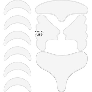 Cymx สติกเกอร์ซิลิโคน ยกกระชับใบหน้า คอ และหน้าผาก 11 ชิ้น