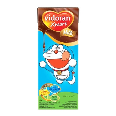 Vidoran Kids Xmart Milk UHT ช็อกโกแลต ขนาด 175 มล. x 3 ชิ้น