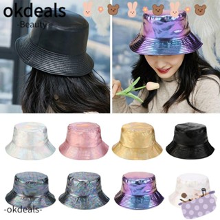 OKDEALS หมวกบักเก็ต กันน้ํา สไตล์ฮิปฮอป เหมาะกับใส่กลางแจ้ง