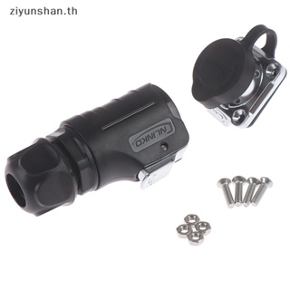 Ziyunshan ปลั๊กซ็อกเก็ตเชื่อมต่อ ทรงกลม 500V 12V 24V IP67 กันน้ํา