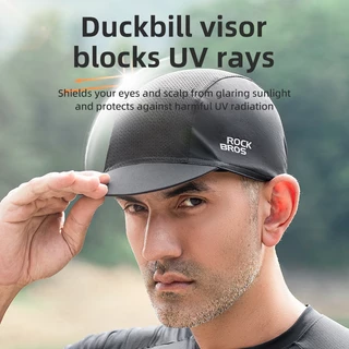 【TH Delivery】ROCKBROS หมวกปั่นจักรยาน COOLMAX ผ้าเรยอน แห้งเร็ว หมวกกีฬา ป้องกันรังสียูวี ระบายอากาศ หมวกวิ่ง สําหรับผู้ชาย ผู้หญิง
