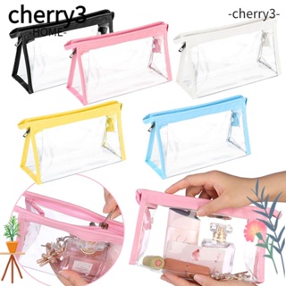 Cherry3 กระเป๋าดินสอ กระเป๋าเครื่องเขียน กระเป๋าเครื่องสําอาง มีซิป ความจุขนาดใหญ่