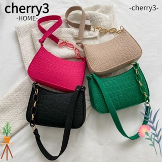 Cherry3 ใหม่ กระเป๋าถือ กระเป๋าสะพายไหล่ ลาย Subaxillary