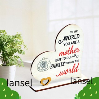 Lansel ไม้ตั้งโต๊ะ ลาย Mother You Are The World สําหรับตกแต่งบ้าน