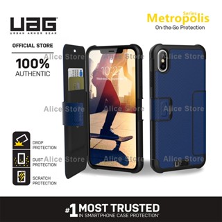 Uag เคสโทรศัพท์มือถือ กันตก สีฟ้า สําหรับ iPhone XS MAX iPhone X XS XR