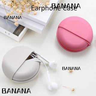 Banana1 กระเป๋าเคสหูฟัง อเนกประสงค์ หมุนได้ สําหรับจัดเก็บสายข้อมูล