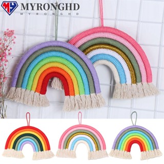 Myronghd พรมสีรุ้ง อุปกรณ์ประกอบฉากถ่ายภาพ งานฝีมือ ตกแต่งแขวนผนัง