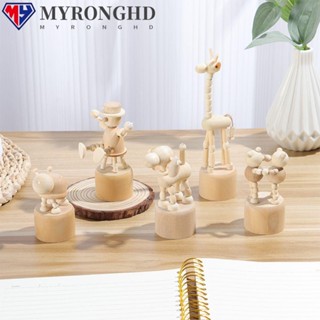 Myronghd ชั้นวางหนังสือไม้ รูปสัตว์ ยีราฟ สุนัข สําหรับตกแต่งบ้าน DIY