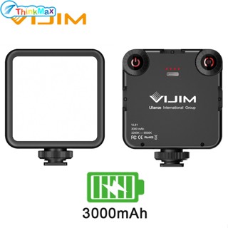 Vl81 3200k-5600k 850lm 6.5w ไฟวิดีโอ Led พร้อม Cold Shoe Mini Vlog ไฟเติมแบตเตอรี่ 3000mah