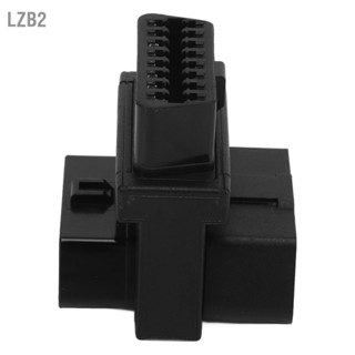 LZB2 อะแดปเตอร์ OBD2 16 พินชายถึง 2 หญิง Plug and Play Splitter Connector สำหรับ Extender การวินิจฉัย