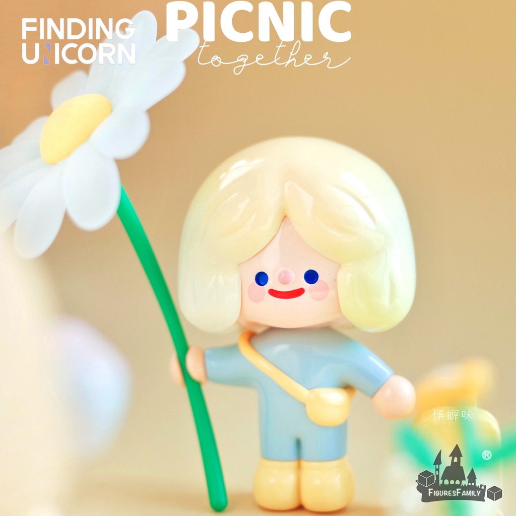 [ของแท้] F.UN RICO Happy Picnic Together Series โมเดลตุ๊กตาฟิกเกอร์ กล่องสุ่ม ของเล่นสําหรับเด็ก
