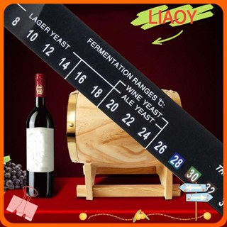 Liaoy 2C ถึง 36C เครื่องวัดอุณหภูมิเบียร์ สติกเกอร์ บ้าน กาว แถบเบียร์ ไวน์ วิญญาณ