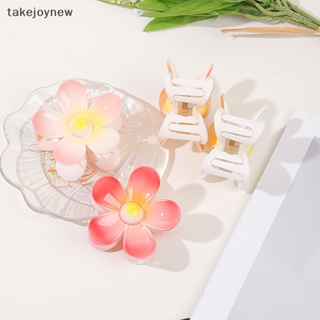 [takejoynew] กิ๊บติดผม ไล่โทนสี ลายดอกไม้ ขนาดใหญ่ สีแคนดี้ หวานแหวว เครื่องประดับผม สําหรับเด็กผู้หญิง KLB