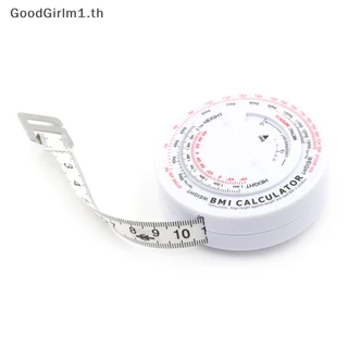 GoodGirlm1 BMI Body Mass เทปแบบพับเก็บได้ 150 ซม.วัดเครื่องคิดเลขอาหารลดน้ําหนักเทปวัดเครื่องมือ TH