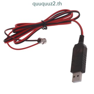 Quu สายชาร์จแบตเตอรี่ USB แบบแม่เหล็ก สําหรับแบตเตอรี่ 3 7V 14500 16340 26650