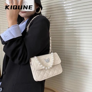 KIQUNE   กระเป๋าสะพาย ข้าง กระเป๋าผู้หญิงสะพายข้าง 2023 new  ทันสมัย Trendy Stylish สบาย L91TMCX 37Z230910