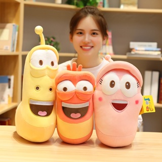 [พร้อมส่ง]????Larva ????ตุ๊กตายัดนุ่นรูปทรงหนอนของเล่นสไตล์เกาหลี เหมาะกับของขวัญวันเกิด