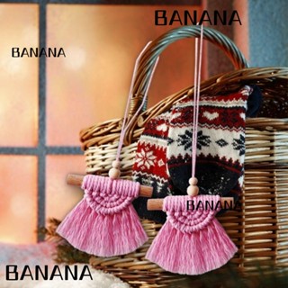 Banana1 พรมปูพื้น|พรมแขวนผนัง แบบไม้ ถักมือ สีรุ้ง สไตล์โบฮีเมียน สําหรับตกแต่งบ้าน รถยนต์