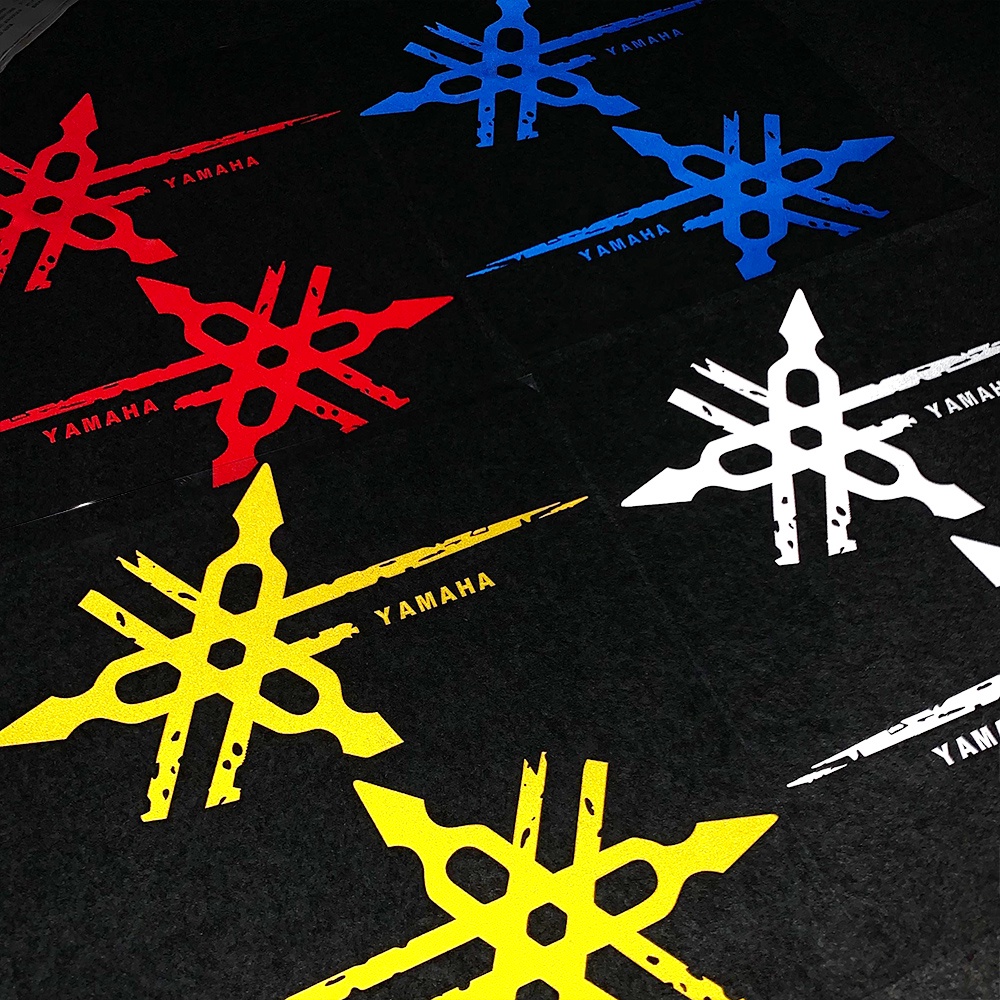 สติกเกอร์สะท้อนแสง ป้องกันรอยขีดข่วน สําหรับติดตกแต่งถังน้ํามันรถจักรยานยนต์ Yamaha MIO SPORTY Aerox Nmax TFX150 จํานวน 2 ชิ้น - รูปที่ 6