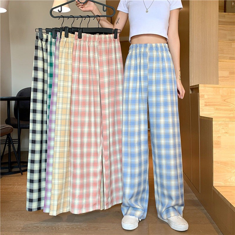 🔥Q-10 พร้อมส่ง🔥 เนื้อผ้า cotton ผ้านิ่มเด้งๆ ทิ้งตัวใส่สวย กางเกงขายาว