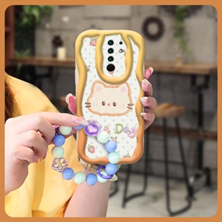 Pendants lovely Phone Case For Redmi 9/Redmi9 Prime/Xiaomi Poco M2 flower For Girls Liquid silicone Pendants Full edging