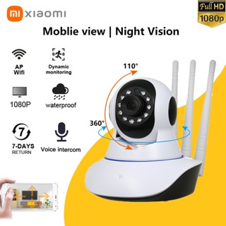 Xiaomi CCTV กล้องวงจรปิดไร้สาย HD4ล้านพิกเซล กล้องวงจรปิด ภาษาไทย FHD IP Camera มองเห็นในที่มืด รองรับ ฟรีSD 256GB V380