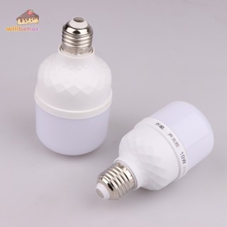 [WillbehotT] หลอดไฟ LED 3W 5W 10W 15W 20W E27 220V เซนเซอร์ตรวจจับการเคลื่อนไหว สีขาว สําหรับทางเดิน บันได ทางเดิน