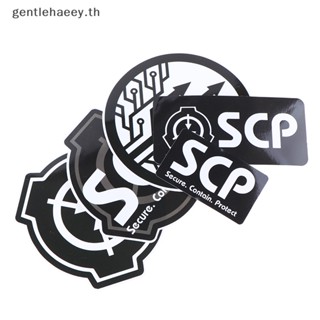 Gg สติกเกอร์ไวนิล SCP กันน้ํา สําหรับติดตกแต่งแล็ปท็อป กีตาร์ สเก็ตบอร์ด ตู้เย็น 5 ชิ้น