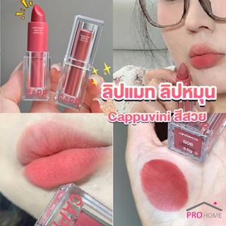 Prohome ลิปแมท ลิปหมุน เนื้อกำมะหยี่ สีสวย ติดทนนาน เนื้อแมตต์  lipstick