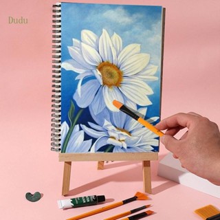 Dudu ชุดพู่กันอะคริลิค 6 ขนาด สําหรับวาดภาพระบายสี บนผ้าใบ DIY