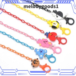 Melodygoods1 สายคล้องแว่นตา แว่นกันแดด อะคริลิค โซ่สี ใช้ได้สองแบบ อุปกรณ์เสริม