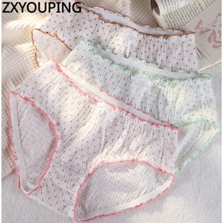 Zxyouping กางเกงชั้นใน ผ้าฝ้าย ป้องกันแบคทีเรีย ขนาดใหญ่ สไตล์ญี่ปุ่น สําหรับเด็กผู้หญิง Class 5a