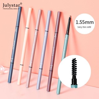 JULYSTAR Bobeini Double Head Small Triangle Brow Pencil กันน้ำ ทนทาน ไม่ง่ายที่จะเปลี่ยนสี ละเอียดมาก