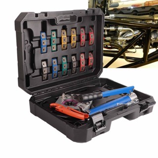 Newyork251 Auto Manual A/C Hose Crimper Kit Mechanical Portable with Storage Box Air Conditioning Repairing Set