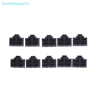 Gentlehappy ฝาครอบพอร์ตฮับอีเธอร์เน็ต RJ45 ป้องกันฝุ่น สีดํา 10 ชิ้น