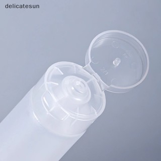 Delicatesun หลอดเปล่านุ่ม สําหรับแชมพูครีมโทนเนอร์ ทําความสะอาดผิวหน้า ขวดรีฟิล ดี