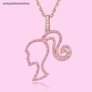 [simplehomeline] สร้อยคอหางม้า เงินสเตอร์ลิง แบบกลวง เครื่องประดับ สําหรับตุ๊กตาบาร์บี้ พร้อมส่ง