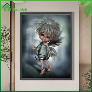 【Doub X ✮】ภาพวาดปักเพชร ทรงกลม ลายตุ๊กตา 5D DIY สําหรับตกแต่งบ้าน ✮