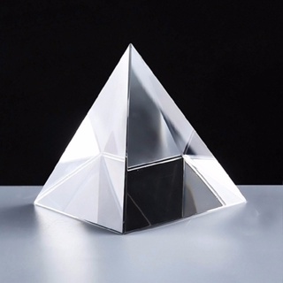 Pyramid Crystal Optical Prism for Photography/Science Teaching/Home Decor