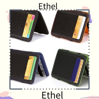 Ethel1 กระเป๋าสตางค์ใบสั้น ทรงคลัทช์ แบบบางพิเศษ