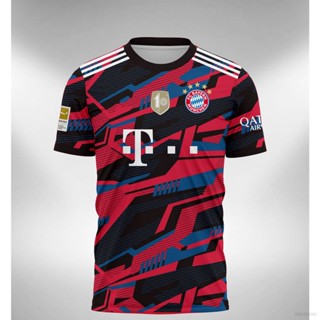 เสื้อยืดแขนสั้น ลายทีมชาติฟุตบอล Bayern Munchen Fantasy พลัสไซซ์ 2023