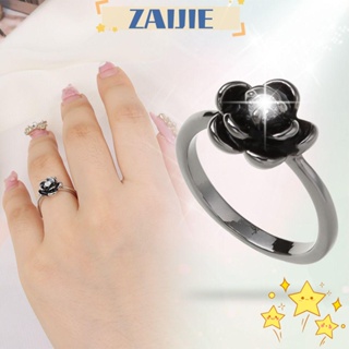 Zaijie24 แหวนแฟชั่น สไตล์โกธิค เครื่องประดับ ของขวัญ ปาร์ตี้