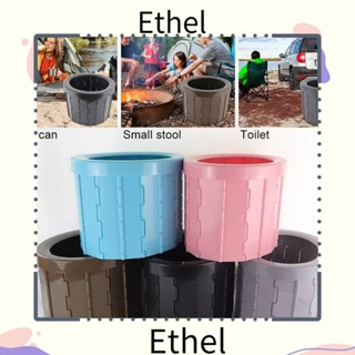 Ethel1 ชักโครกฉุกเฉิน แบบพกพา พับได้ สําหรับตั้งแคมป์ เดินป่า