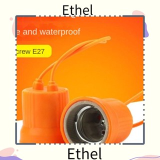 Ethel1 ตัวยึดหลอดไฟติดเพดาน เซรามิค E27 พลังงานสูง กันน้ํา กันระเบิด