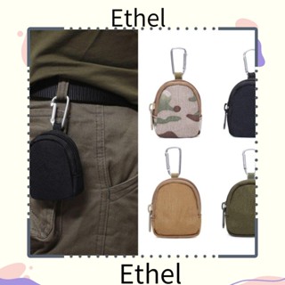 Ethel1 กระเป๋าคาดเอว ผ้าไนล่อน สําหรับใส่หูฟัง EDC Molle