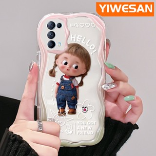 เคสโทรศัพท์มือถือแบบนิ่ม ใส กันกระแทก ลายการ์ตูนเด็กผู้หญิงซนน่ารัก สีสันสดใส สําหรับ OPPO Reno 5 5G Reno 5K 5G Find X3 Lite